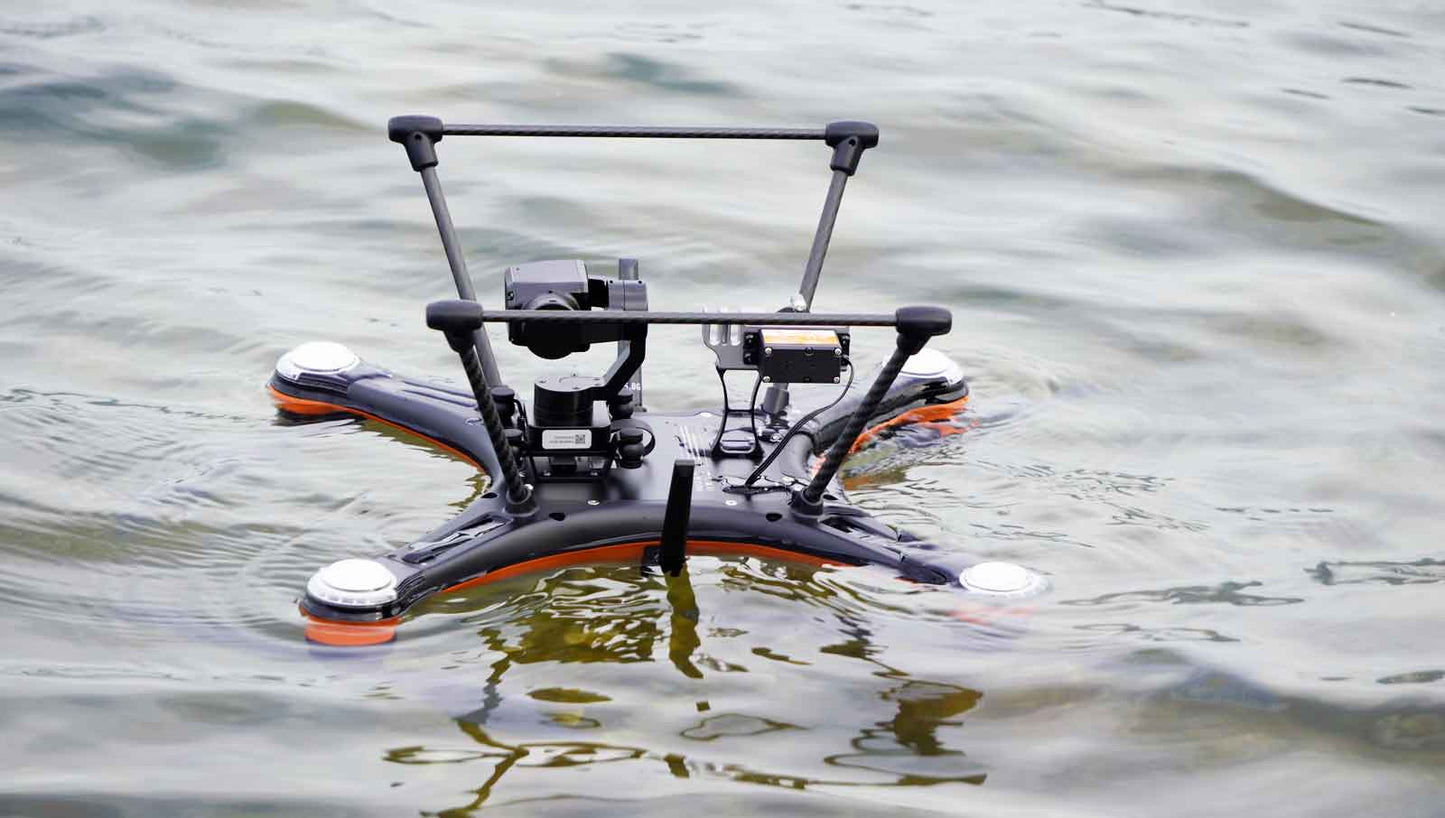 Waterproof Splashdrone 4+ with GC3-S 4K/3-axis camera